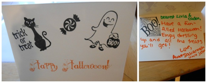 Halloween card for kids